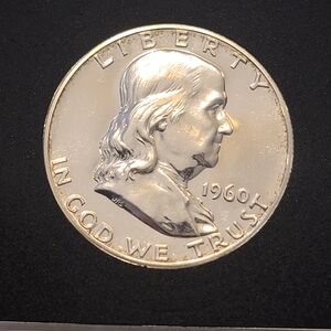 1960 Silver Half Dollar Coin